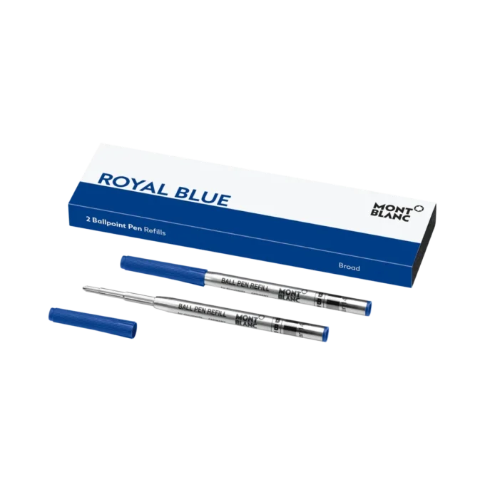 2 Kugelschreiberminen, Royal Blue – Fine