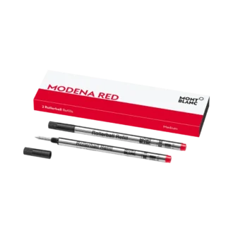 2 Rollerball-Minen, Modena Red – Medium