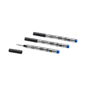 3 Rollerball-Minen, Royal Blue – Medium
