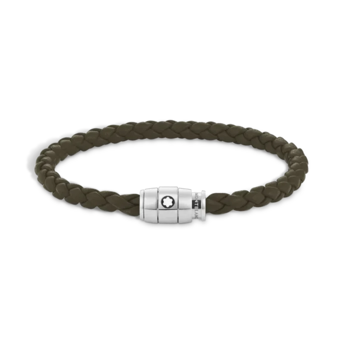 Armband Small, weiches Leder, Khaki