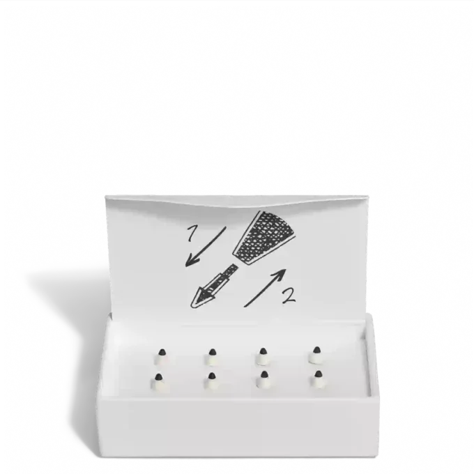 Matte Ersatzspitzen für den Montblanc Digital Pen in der Farbe Elfenbein