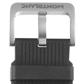 Gestreiftes schwarzes Kautschukarmband