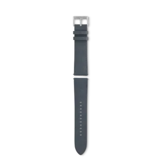 Graues Montblanc Extreme 3.0 Kalbslederarmband mit Dornschließe