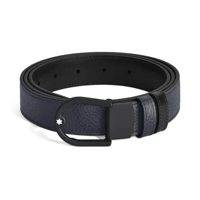 Horseshoe 30 mm Wendegürtel aus genarbtem Leder