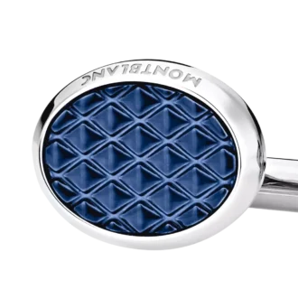 Meisterstück Manschettenknöpfe Oval Stahl Lack