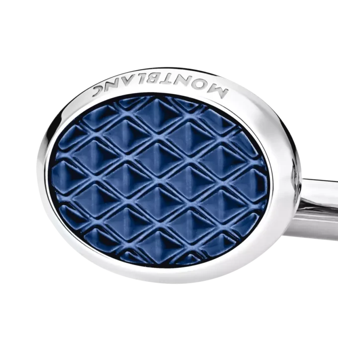 Meisterstück Manschettenknöpfe Oval Stahl Lack