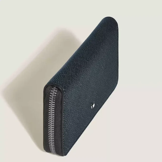 Mittlere Geldbörse „Sartorial“ 12cc mit Reißverschluss