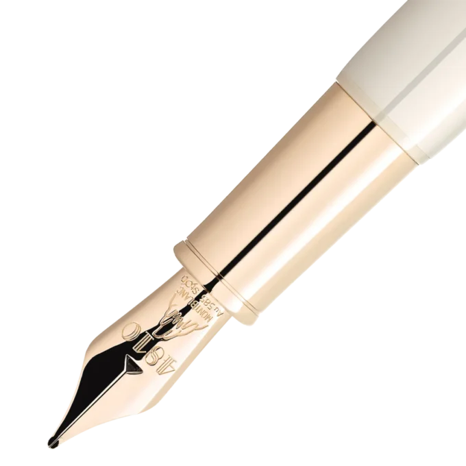 Montblanc Heritage Rouge et Noir „Baby” Sonderedition Elfenbeinfarbener Füllfederhalter F