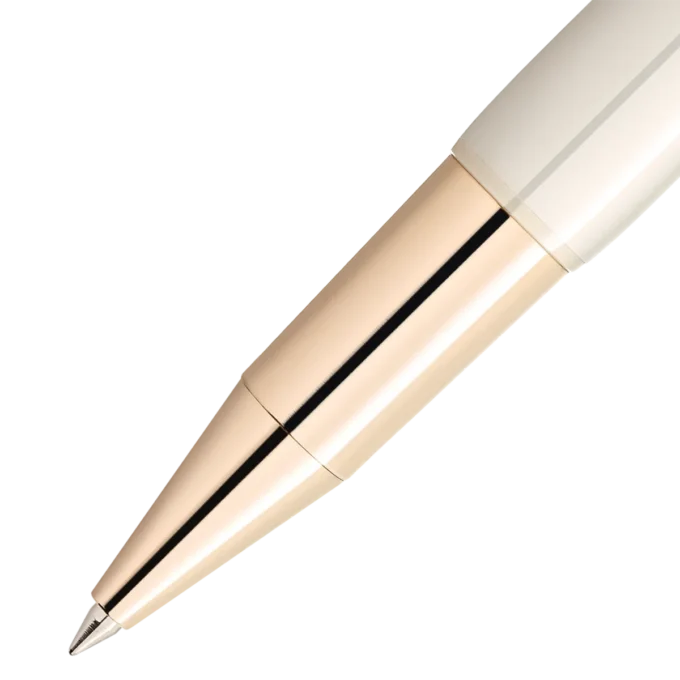 Montblanc Heritage Rouge et Noir „Baby“ Sonderedition Rollerball in Elfenbeinfarbe