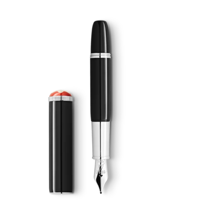 Montblanc Heritage Rouge et Noir „Baby” Sonderedition Schwarzer Füllfederhalter F