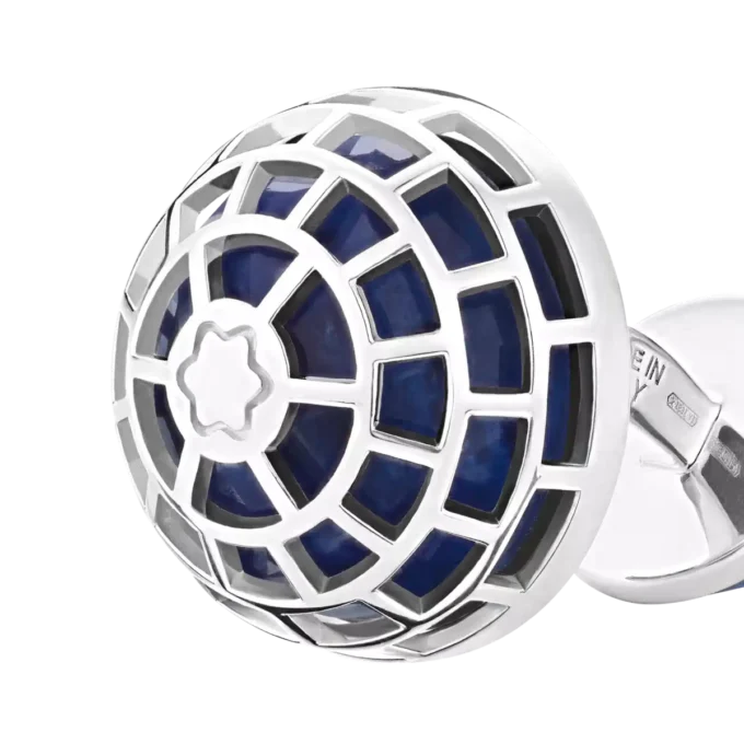 Montblanc Meisterstück Manschettenknöpfe mit Sodalith-Stein