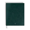 Notizbuch groß, Saffiano-Leder, British Green – linierte Seiten