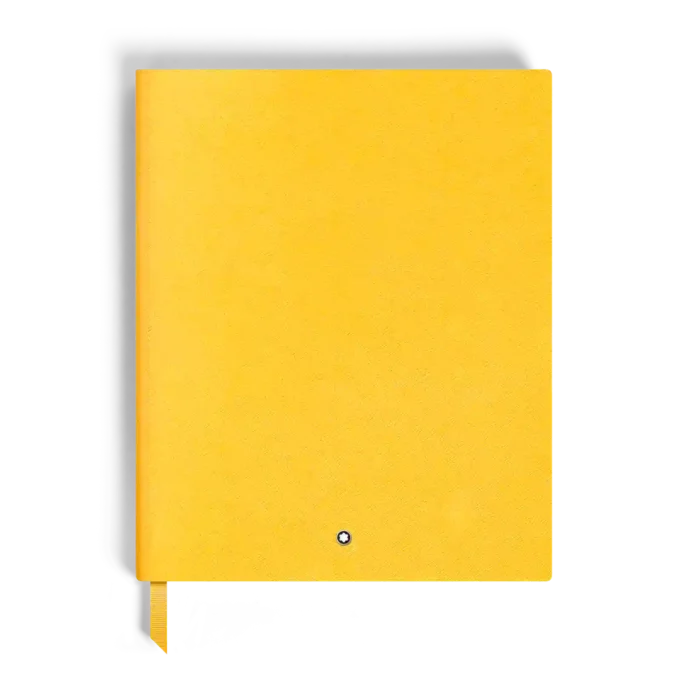 Notizbuch Large, Saffiano-Leder, Modena Yellow – linierte Seiten