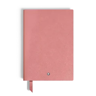 Notizbuch Medium, Saffiano-Leder, Blush – linierte Seiten