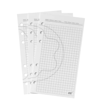 Quadratische Blätter, mittelgroß