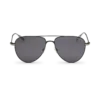 Quadratische Sonnenbrille mit schwarzem Metallrahmen
