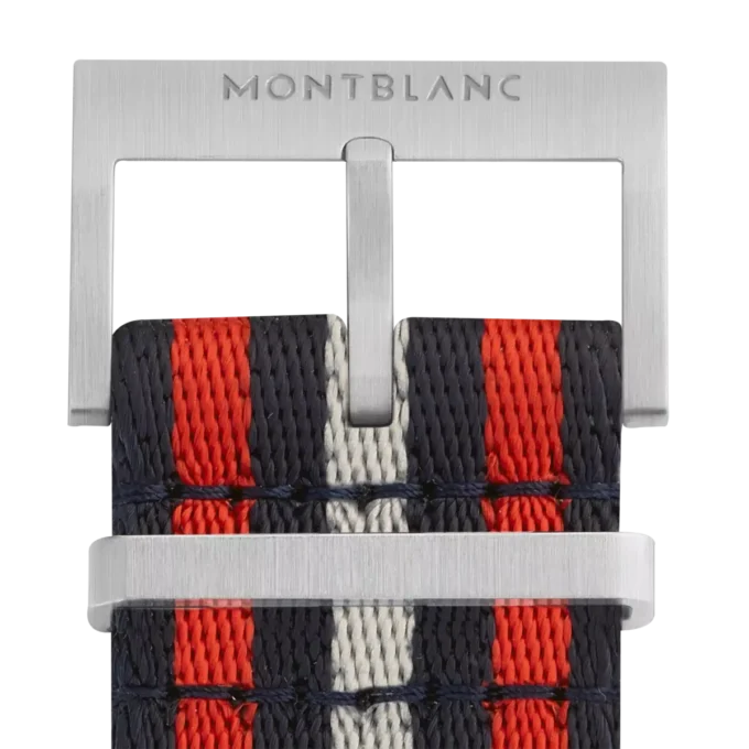 Rotes und blaues Nylonband