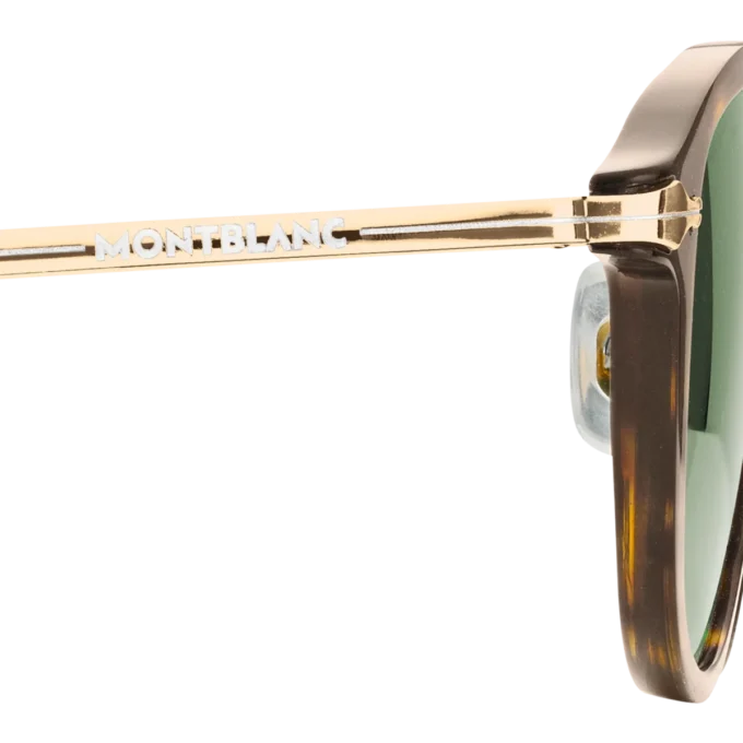 Runde Sonnenbrille mit havannabraunem Spritzgussrahmen Runde Sonnenbrille mit havannabraunem Spritzgussrahmen