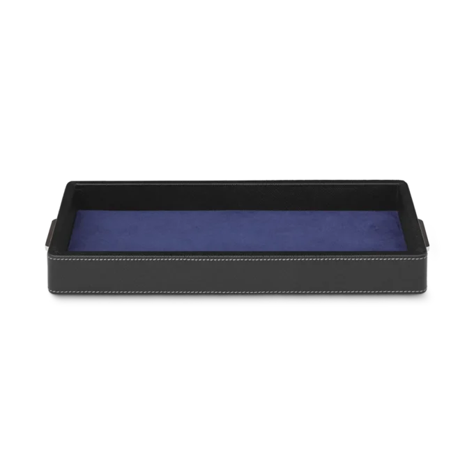 Schreibtischbox aus Leder für drei Schreibgeräte und eine Tintenflasche