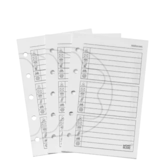 Telefon-Adressblätter Pocket